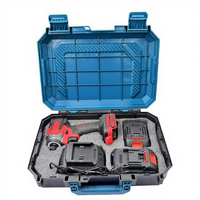 Visseuse à chocs sans fil industrielle 18V sans balais avec batterie 2000mAh pour les travaux de fixation et d'assemblage