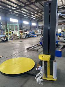 Volautomatische Verticale <span class=keywords><strong>Pallet</strong></span> Omsnoeringsmachine En <span class=keywords><strong>Pallet</strong></span> Rekfolie Wikkelmachine - Product Image 5