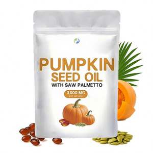 Cápsulas de Aceite de Semilla de Calabaza y Saw Palmetto Orgánico Halal Ausreson, Suplemento en Cápsulas de Aceite de Semilla de Calabaza con Saw Palmetto - Product Image 1