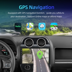 Autoradio Android Rhythm 10 pouces avec caméra de recul, commande au volant pour Jeep Patriot Compass 2010-2015, CarPlay sans fil - Product Image 3