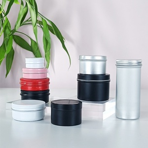 Envases Cosméticos Redondos de 5g, 10g, 20g, 30g, 50g, 60g, 80g, 100g, 120g, 150g, 200g, 250g, 400g, Latas de Aluminio Plateadas con Tapa de Rosca - Product Image 3