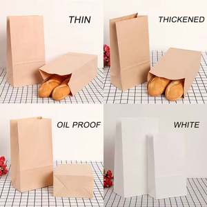 Bolsa de Papel Kraft Marrón Resistente a la Grasa, Impresión Offset, Ecológica, Reciclable, para Navidad, Venta al por Mayor y al por Menor, con Asas para Dulces, SenAng07 - Product Image 5