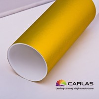 Carlas Fabricant Emballage De Voiture Brossé Chrome Film Anti-Rayures Corps Vinyle Emballage Rouleau PVC Matériel Véhicule Autocollant