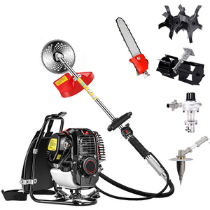 Desbrozadora de gasolina de 4 tiempos, herramienta de jardinería para desmalezar, mochila metálica resistente personalizada - Product Image 1