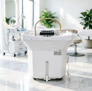Lavabo Compacto de Pared para Salón Pequeño – Lavacabezas para Peluquería, Equipo de Barbería - Product Image 1