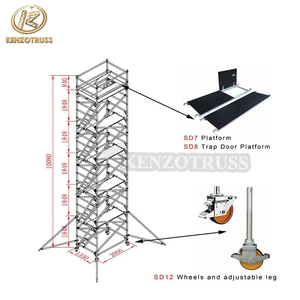 Ngoài trời nhôm di động giàn giáo xây dựng cầu Thang giàn giáo để bán - Product Image 3
