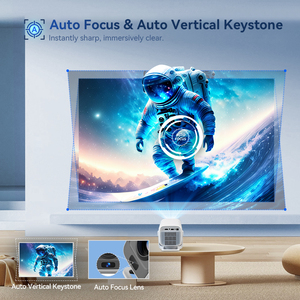 Hotack x3 אנדרואיד נייד חכם מקרן טלוויזיה 4k hd 1080p מיני חיצוני עבור קולנוע ביתי הקרנת וידאו - Product Image 5