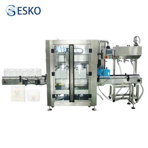 Esko tự động sản xuất dây chuyền chiết rót dễ dàng để hoạt động tốc độ cao theo dõi Mỹ phẩm kem làm đầy chất lỏng và đóng nắp máy - Product Image 1