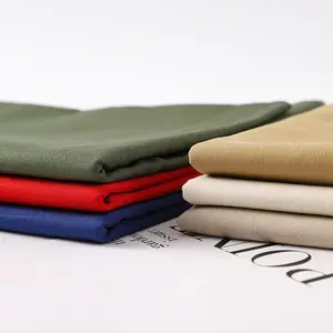 अनुकूलित कपड़ा मोम कपास कैनवास टवील खिंचाव सादे लच्छेदार वर्दी कपास कैनवास कपड़े के लिए चौग़ा