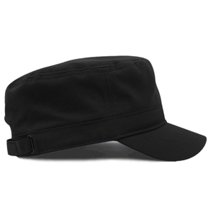 Unisex Custom Cadet <b>Cap</b> Basic Everyday Sporty Style Breathable <b>Flat</b> Top Baseball <b>Cap</b> Adjustable for <b>Men</b> and Women - Product Image 4