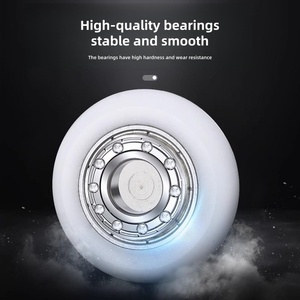 Thiết kế hiện đại cửa ma vô hình phần cứng im lặng phòng tắm trượt Pull-out cửa gỗ với trackless ròng rọc đệm ròng rọc - Product Image 3