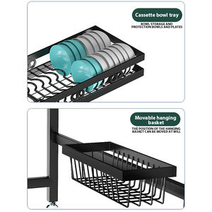 <span class=keywords><strong>Panier</strong></span> de <span class=keywords><strong>lave</strong></span>-<span class=keywords><strong>vaisselle</strong></span> en métal de bonne qualité à double niveau Hidrobonec à <span class=keywords><strong>prix</strong></span> avantageux - Product Image 4