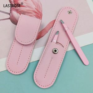 Juego de Pinzas para Cejas de Acero Inoxidable de Dos Piezas con Pinzas Puntiagudas de Apertura Oblicua Positiva, Herramienta de Reparación de Cejas de Colores - Product Image 4