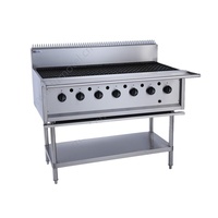 (CE) Équipement de restauration, barbecue au charbon de bois rotatif portable commercial pour l'extérieur