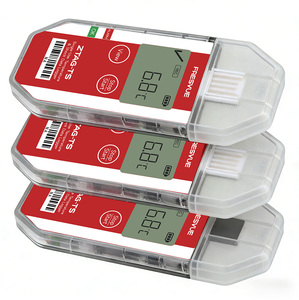 Sensor de Impacto e Registrador de Temperatura Profissional ZTAG-TS para Contêineres de Líquidos Químicos e Produtos Sensíveis - Product Image 1