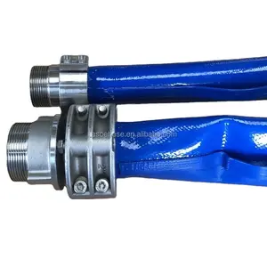 ASOE système de tuyau de chute flexible tuyau plat en PU avec raccords à vendre