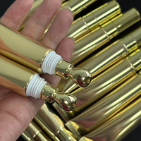 Tube repulpeur de lèvres personnalisé avec logo, finition dorée brillante, cosmétique pour femmes, maquillage quotidien, beauté pour les soirées