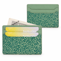 Portefeuille porte-cartes en cuir PU fin avec poche à monnaie, nouvelle collection, design tendance, RFID, multifonctionnel