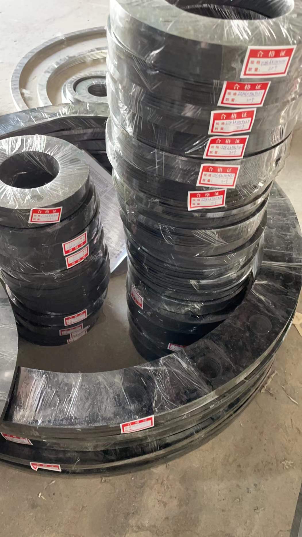1.5mm High Temperature Flange Gasket 30mm Width / Oil Resistant Nitrile Rubber Gasket