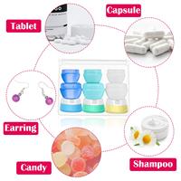 Conception populaire 4oz Emballage rond en aluminium et bambou Bouteilles cosmétiques en plastique écologiques pour l'huile capillaire ou la crème pour les yeux