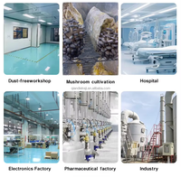Hood Mikologi Aliran Laminar Terbaik untuk Penggunaan Laboratorium dengan Filter HEPA 99,995% Efisiensi H14 Konstruksi Baja Tahan Karat Premium