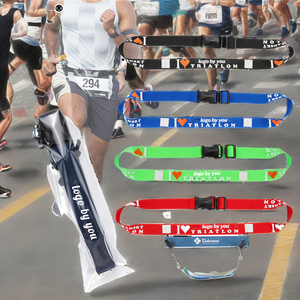 Dorsal de Carrera Personalizado <span class=keywords><strong>IRun</strong></span>, Colores Personalizables, Ajustable, Accesorio Deportivo para Exteriores, Elástico, Ligero, de Nailon, para Maratón, Triatlón - Product Image 2