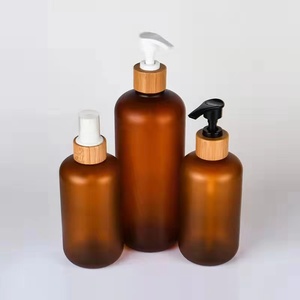 Botella de champú transparente con pantalla de pulverización rosa, 8oz, 10oz, 16oz, para mascotas, con cabezal de bomba, venta al por mayor - Product Image 4