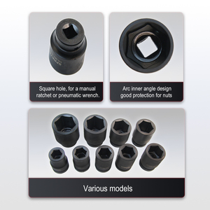 SFREYA S180H, 13pcs 1/2"DR. 78MML Impact <strong>Socket</strong> <strong>Set</strong> <strong>Multi</strong> Specification Automotive Repair Tire Pneumatic Gun <strong>Socket</strong> - Product Image 4