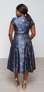 Vestidos de Oficina para Mujer, Estilo Africano, Elegantes, Plisados, Maxi Vestido Dashiki para Damas - Product Image 5