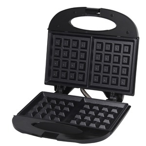 <b>Breakfast</b> Machine Waffle Sandwich <b>Maker</b> Electric Non-Stick Coating 220V Plastic Housing - Product Image 1