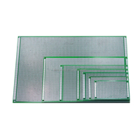 Papan PC Dua Sisi 2.54Mm Papan Sirkuit Cetak Hijau Papan Universal 2X8/3X7/5X7Cm untuk Papan Roti Percobaan DIY