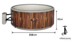 Spa <span class=keywords><strong>gonflable</strong></span> extérieur pour 4 à 6 personnes avec massage à bulles, <span class=keywords><strong>jacuzzi</strong></span>, baignoire <span class=keywords><strong>gonflable</strong></span> avec chauffage et <span class=keywords><strong>pompe</strong></span> - Product Image 5