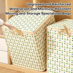 Durable Cloth Quilt Large Capacity Home Essentials <b>Bags</b> Multifunctional <b>Moving</b> Cloths Storage <b>Bag</b> With Strong Handle - Product Image 2