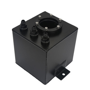 2L黒旋回ビレット高流量燃料サージタンクAN6 044外部燃料ポンプに適合 - Product Image 3