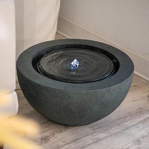 Fontana da Giardino Decorativa a Energia Solare, Resistente alle Intemperie, in Resina di Fibra di Vetro, Stile Antico, Autoportante - Product Image 5