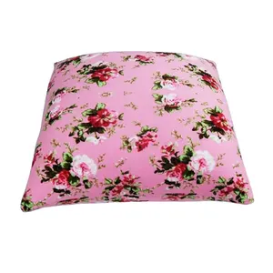 OEM Custom Multi-color Floral Pattern Square Home Decor Throw Pillow Couch Sofa Pillow Cover in Living Room