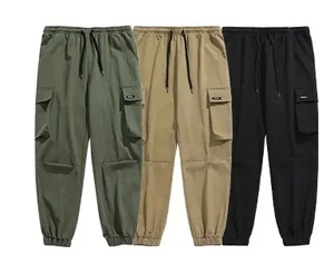 Pantalon de survêtement cargo décontracté de haute qualité pour homme, tendance estivale, ample, J0135 - Product Image 2
