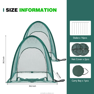 Cao cấp <span class=keywords><strong>mini</strong></span> vườn lưới lưới bật lên nhà kính nhà máy bao gồm và bảo vệ thực vật chống động vật-Lý tưởng cho mùa hè làm vườn - Product Image 2