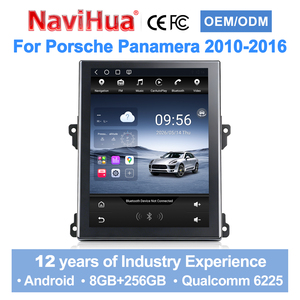 Navihua New for Porsche Panamera 2010-2018 Android 10.4" Tesla Style Touch Screen Multimedia DVD <b>Player</b> Carplay GPS Radio Panel - Product Image 1