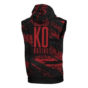 Sudadera con Capucha sin Mangas para Boxeo, Ligera y Cómoda, Ideal para Otoño e Invierno, Entrenamiento en el Gimnasio, Calentamiento para Boxeo - Product Image 6