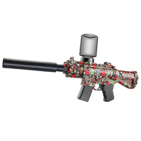 Pistola de Juguete Eléctrica M416, Modelo de Juego de Disparos Automáticos, Lanza Proyectiles Blandos, Funciona con Batería, de Plástico, para Mayores de 14 Años, Ideal para Regalo