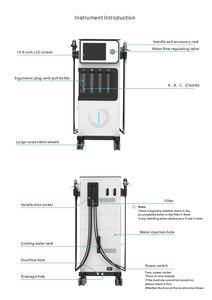เครื่องทำฟองสบู่ 8 in 1 อลิซ ซุปเปอร์ บับเบิ้ล มีชื่อว่า Hydro Aqua Facial Hydra Dermabrasion Aqua Facial Facial Clean Skin Rejuvenation Spa Machine - Product Image 2