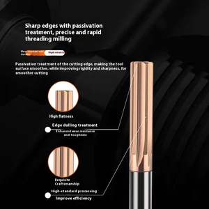 60 ° Độ chính xác cao H8 thập phân điểm hợp kim khoan lổ vonfram thép thẳng chân máy khoan lổ tráng H7 khoan lổ - Product Image 3