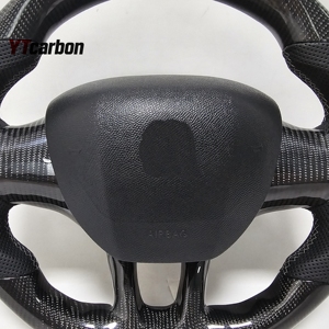 YTcarbon para <span class=keywords><strong>Peugeot</strong></span> 208 GT 208s Sport Racing Style <span class=keywords><strong>Volante</strong></span> de fibra de carbono real personalizado - Product Image 2