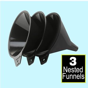 Grande funil plástico multiúso para a manipulação e a transmissão líquidas do óleo do carro-para várias aplicações da gestão fluida - Product Image 2