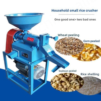Moulin à riz portable JCS Mini, moulin à farine de blé, polisseuse à tamis vibrant, moteur 1,5 kW, 220 V, capacité 150 kg/h, garantie 1 an, facile à utiliser