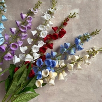 YOPIN-1458 Seide Glockenblume Campanula große künstliche Blume Maiglöckchen