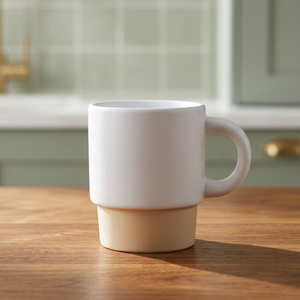 Tasse à café expresso empilable Olympia 130 ml avec fond en argile, modèle 100805-4 - Product Image 2