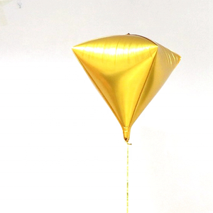 Ballon en feuille 4D <span class=keywords><strong>de</strong></span> 24 pouces, ballons en feuille en forme d'anneau <span class=keywords><strong>de</strong></span> <span class=keywords><strong>diamant</strong></span>, ballons triangulaires - Product Image 3