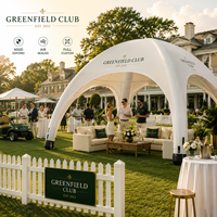 Tente d'événement gonflable de luxe CATC, Oxford, imperméable et résistante aux intempéries |   Marquee Spider Premium Étanche à l'Air |   Personnalisé sur mesure avec votre marque